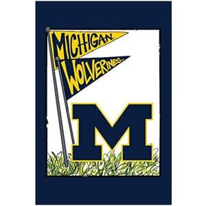 University of Michigan Garden Flag Dorm Wall Decor Yard 12x18" by Magnolia Lane